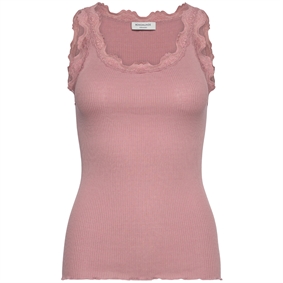 Rosemunde RWBabette Long Lace Top, Woodrose